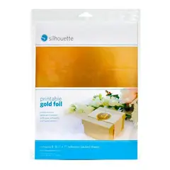 SILHOUETTE - Hoja de oro Imprimible