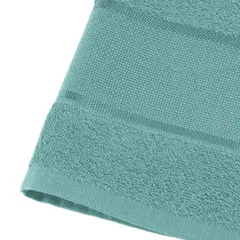 DOHLER - Combo 6 Toallas de Mano Torino II TURQUESA – para Bordar