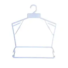 GENERICO - Pack 10 Colgadores de Plastico para Lenceria Gms