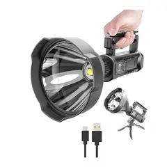 GENERICO - Linterna Led Multifuncional 4 Modos Camping Soporte iluminacion