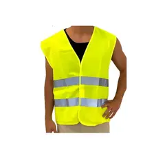 GENERICO - Chaleco Reflectante Seguridad Amarillo Reglamentario