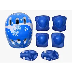 GENERICO - Set Protección Niños Para Patines ,bicicleta, skate, Azul