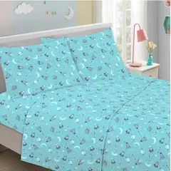 GENERICO - Sabanas Niño/a 1.5 plazas 144 Hilos modelo Espacio