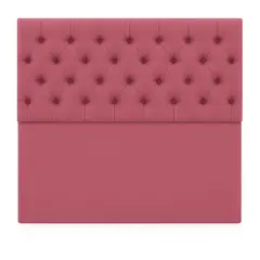 GENERICO - Respaldo De Cama 1.5 Plazas Palo Rosa Capitone