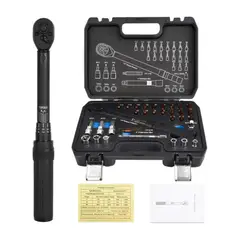 MUNDO MAGIA - Llave De Torque Profesional 14 2-24nm 33piezas