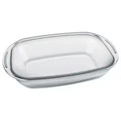 SEMPRE - Bandeja Rectangular Mediana Vidrio Templado 3 Litros