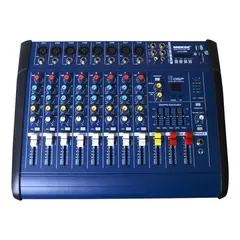 MEKSE - CONSOLA POWER MIXER 8CH BLUETOOTH UKS-8USB