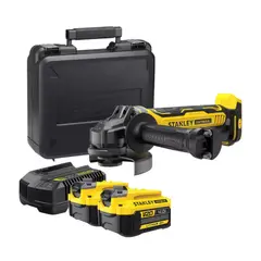 STANLEY - Kit Esmeril Angular 4-1/2” 5” Car/Bat 4Ah SBG700M2K