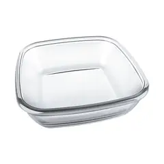 SEMPRE - Bandeja Cuadrada Vidrio Templado 1500mL