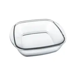 SEMPRE - Bandeja Cuadrada Grande Vidrio Templado 2400mL