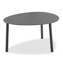 AMERITEX - Mesa de Centro Terraza Satellite Gris Oscuro M