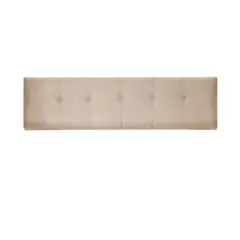 LATAM HOME - Respaldo BEST Tela Velvet Beige 2 Plazas