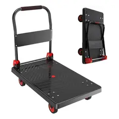 EVERSO - Carro Carga Yegua Plegable Plataforma Grande 450-750kg