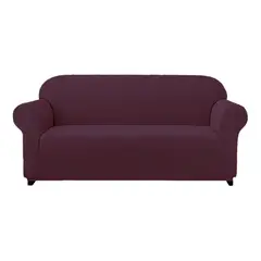 GENERICO - Funda Cubre Sofá Cuadrille 4 Cuerpos Cafe Moro Premium Protectora