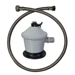 PROVIDUS - Kit regulador + flexible 3/8x1/2"