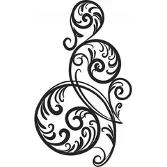GENERICO - Decomural Circular Swirl Corner Pattern WS-18275