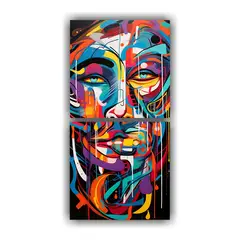 GENERICO - Cuadros Composición Impacto Visual Fusión 70x140 Cm