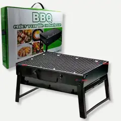 LINE - Parrillera Portátil Plegable a Carbón Acero inoxidable Camping Hogar