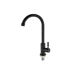 TAUMM - Llave Lavacopa Notte Negro Mate Agua Fria O Caliente