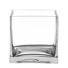 ALLEGRA - Florero Quadro 12cm Vidrio Transparente Cuadro