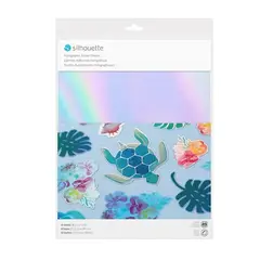 SILHOUETTE - Papel Adh. Imprimible Holográfico 8 in Carta