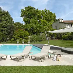 AMERITEX - Reposera Vela Beige