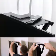 GENERICO - Estante Superior Para Pantallas Tv O Pc Ajustable Repisa