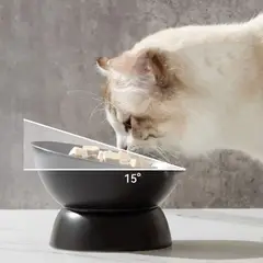 GENERICO - Plato De Ceramica Para Mascota Perro Gato Bebedero Comedero