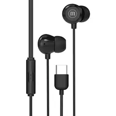 MAXELL - Audífonos con Micrófono y Conexión USB-C