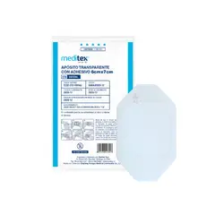 MEDITEX - APÓSITO ADHESIVO TRANSPARENTE 6CM X 7CM ESTÉRIL