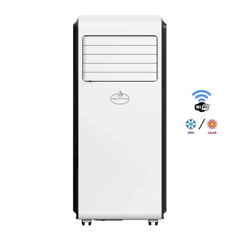 Aire Acondicionado Portátil FRIO-CALOR Calefactor 4en1 WiFi 9000 BTU KÖLD 9wf PRO White