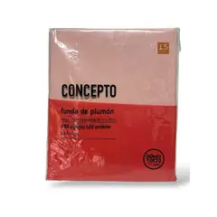 GENERICO - Funda De Plumón 1.5 Plaza Rojo