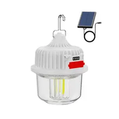 IRM - Lampara Ampolleta Con Panel Solar 120W Filamentos