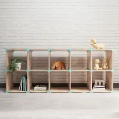 GENERICO - Cubo 2x5 de Madera Modular Repisa Organizadora