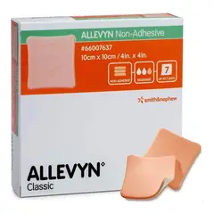 GENERICO - Allevyn Non - Adhesive 10 X 10 Cm Caja 10 Unidades