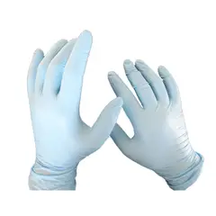 CLEANCARRIER - Guantes de Nitrilo azul Talla-L 300 unidades
