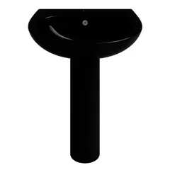 JOYTEK - Lavamanos de Pedestal 3004 Color Negro - 86x52,5x43,5 cm