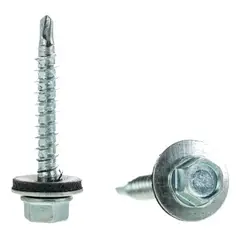 GENERICO - Tornillo Hexagonal Punta Broca 12x2 1/2 pulgadas 100 unidades