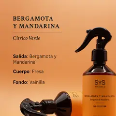 SYS - Pulverizador Bergamota Y Mandarina 300ml 1991 Aromas