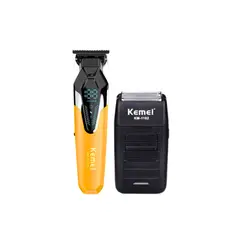 KEMEI - Combo Trimmer 1572 + Shever 1102 Negro