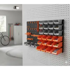 SPACE HOME - Cajas para organizador de herramientas y Panel 43piezas
