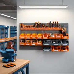 SPACE HOME - Panel organizador con cajas para herramientas y accesorios