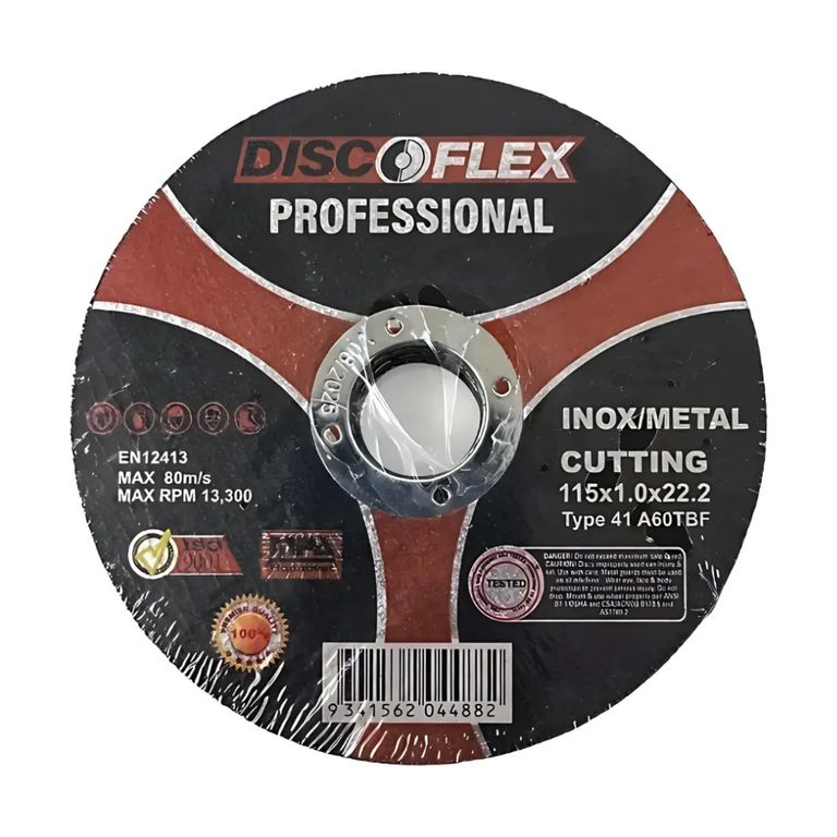 DISCO CORTE METAL INOX 4 1/2 EN12413 DISCOFLEX