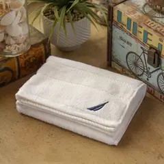 NAUTICA - Toalla de mano 60X40  HOME- 100% algodon Blanco