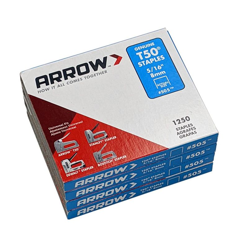 Grapa T50 5/16 8MM Caja 1250 unidades 50524sp