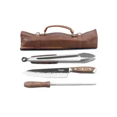 FEROZ - Trío Parrillero con Porta Cuchillo