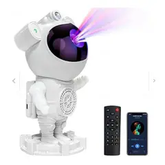 GENERICO - Lampara Astronauta Proyector De Galaxia Bluetooth con Parlante 5 en 1