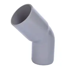 GENERICO - CODO PVC SANITARIO GRIS C/C 40MM 45 GRADOS