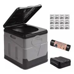 ATURE - Asiento Inodoro Plegable Camping Emergencia