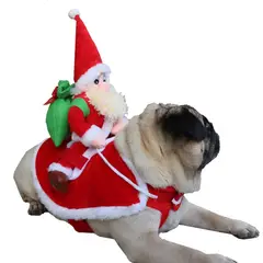 GIOIO - Vestido Ecuestre Navidad Mascota Pequeño Disfraz Divertido S